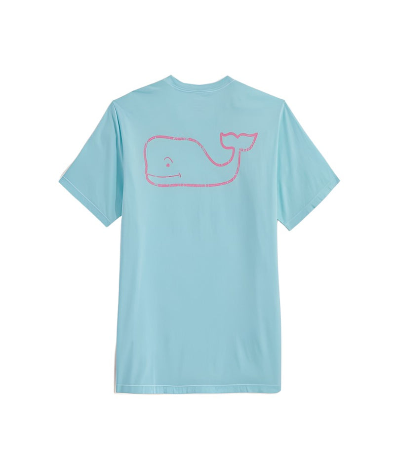 Vineyard Vines Mens Garment Dye Whale Short Sleeve T-Shirt