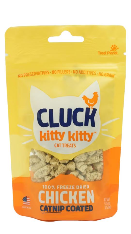 Kitty Kitty Cluck Freeze Dried Chicken Treat - 0.75 oz.