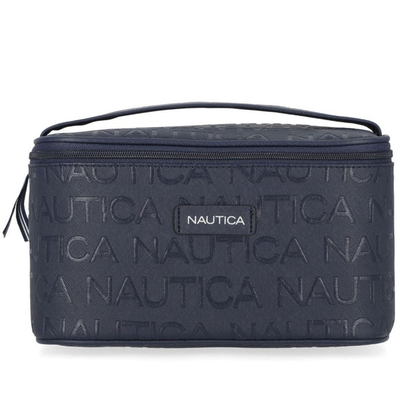 Nautica Repeat Logo Overnight Cosmetic Case