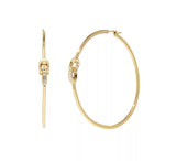 Coach Signature C Hoop Earrings - Gold-Plated