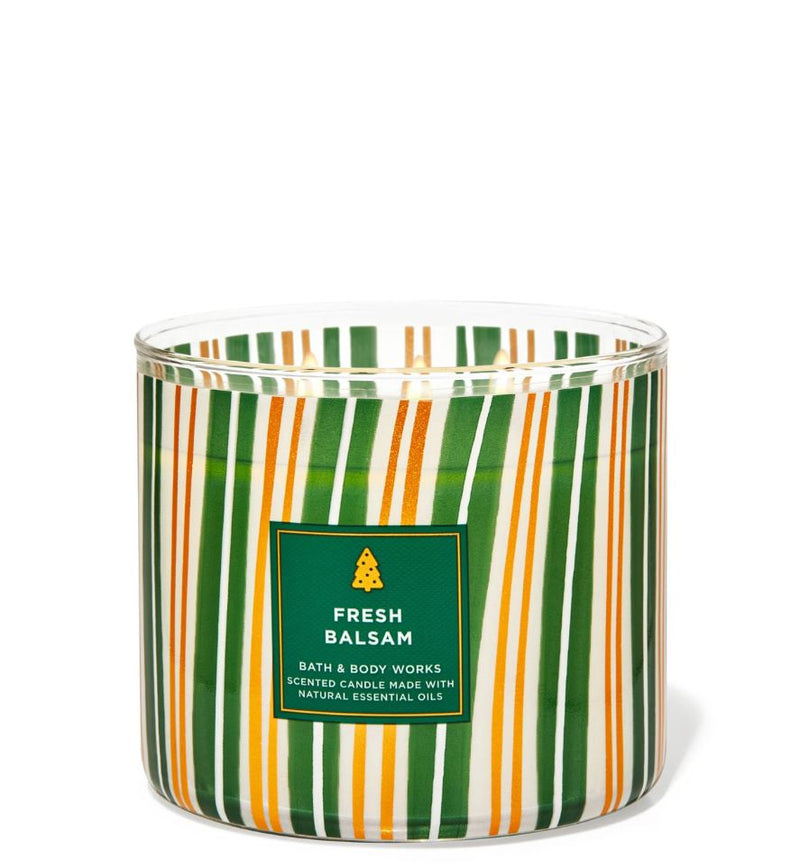 Bath & Body Works Fresh Basalm 3-Wick Candle