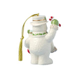 Lenox 2025 Snowman With Stocking Ornament