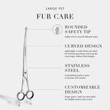 Tweezerman Curved Pet Grooming 9" Shears