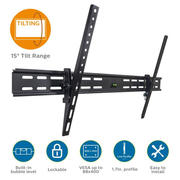 Philips Large Flat-Screen TV Tilt Wall Mount, Up To 100"