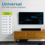 Philips Large Flat-Screen TV Tilt Wall Mount, Up To 100"