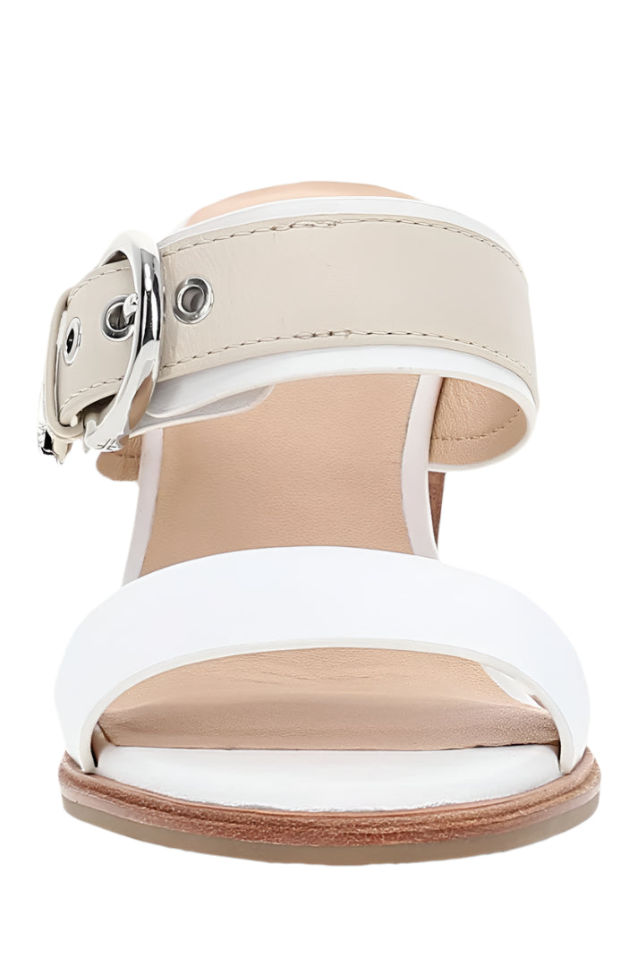 Frye Womens Stella Buckle Slides