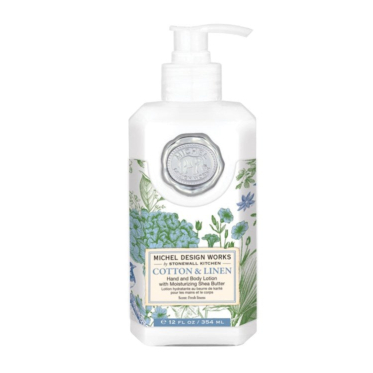 Michel Design Works Cotton & Linen Hand and Body Lotion