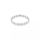 Swarovski Una Angelic Tennis Bracelet - Round Cut, White, Rhodium Plated