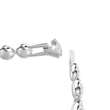 Swarovski Una Angelic Tennis Bracelet - Round Cut, White, Rhodium Plated