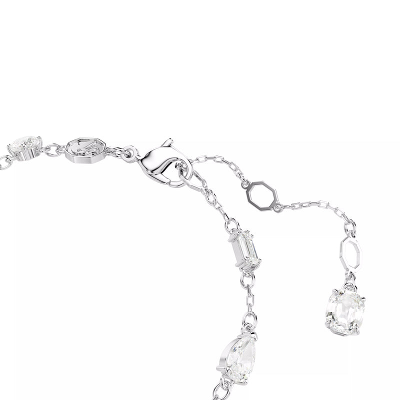 Swarovski Idyllia Bracelet - Mixed Cuts, Snowflake, White, Rhodium Plated