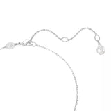 Swarovski Dextera Pendant Necklace - Round Cut, White, Rhodium Plated