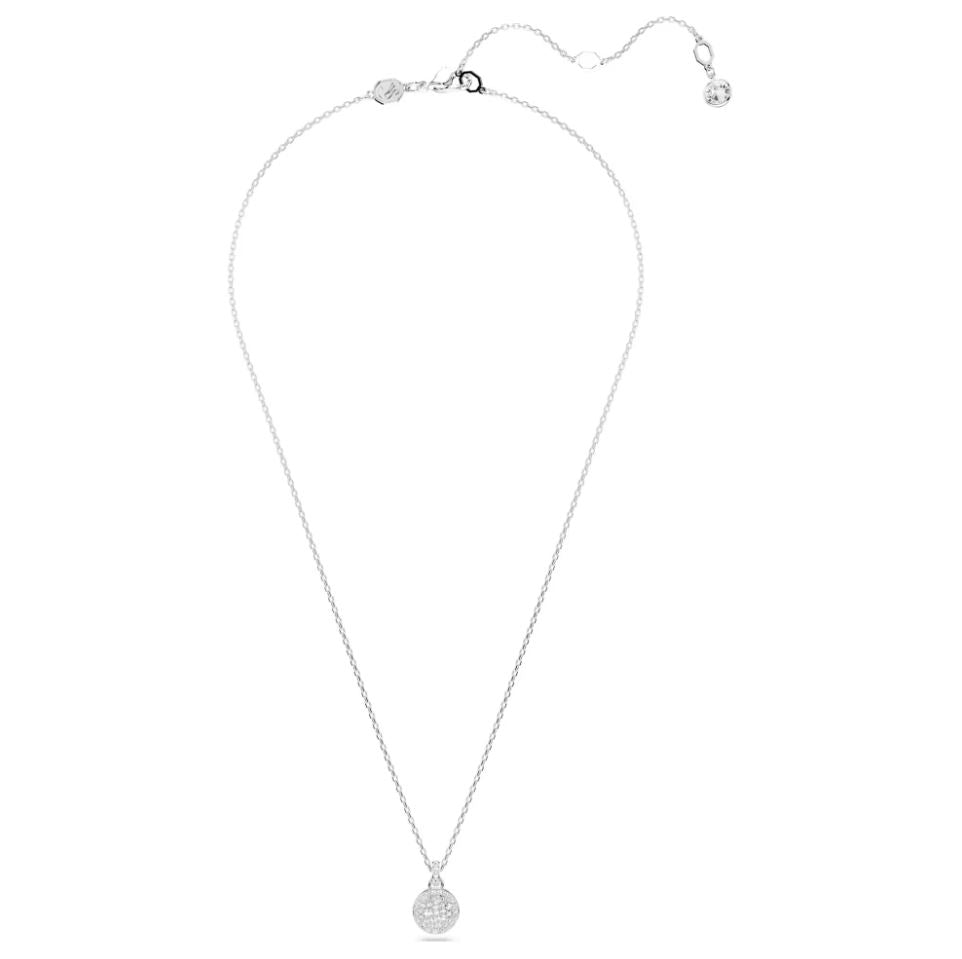 Swarovski Sublima Pendant Necklace - White, Rhodium Plated