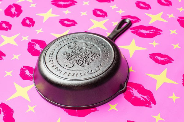 Lodge 8" Dolly Parton Please Dont Take My Pan Cast Iron Skillet
