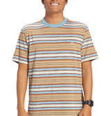 Quiksilver Mens Geller Stripe Short Sleeve T-Shirt
