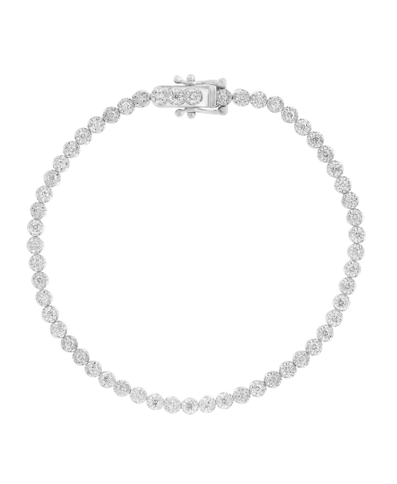 Effy 925 Sterling Silver Diamond Bracelet
