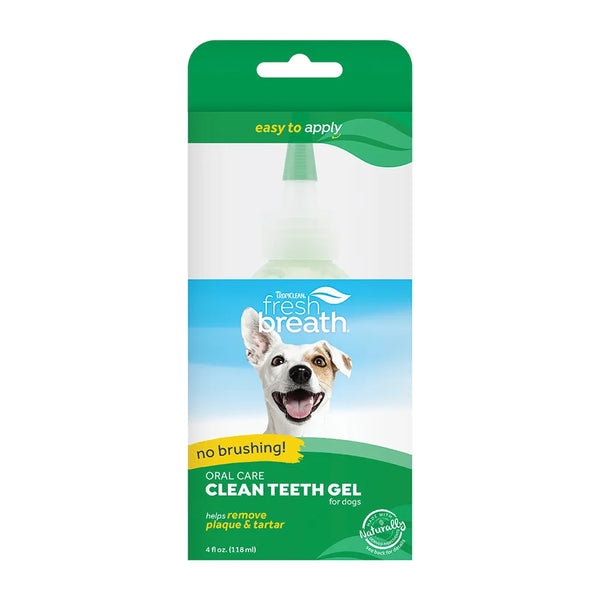 TropiClean Fresh Breath Clean Teeth Gel - 4 oz.