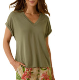 Tommy Bahama Womens Kauai V-Neck Short Sleeve Shirt