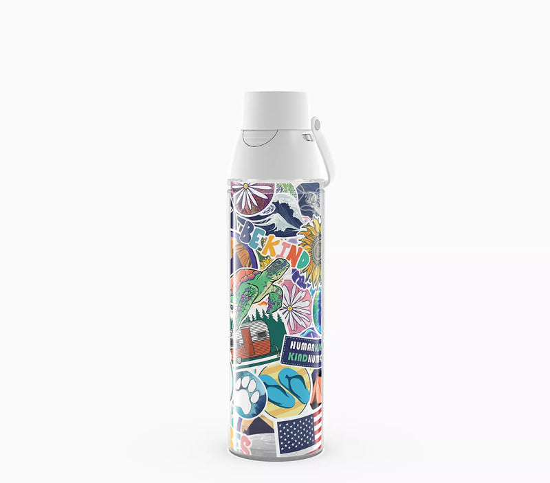 tervis Venture Lite Sticker Collage Water Bottle with Versa Lid - 24 oz.