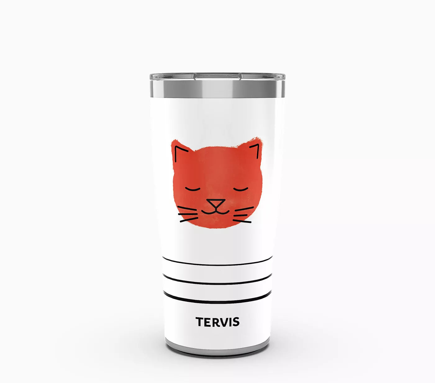 tervis Traveler Kitty Face Stainless Steel Tumbler with Slider Lid - 20 oz.