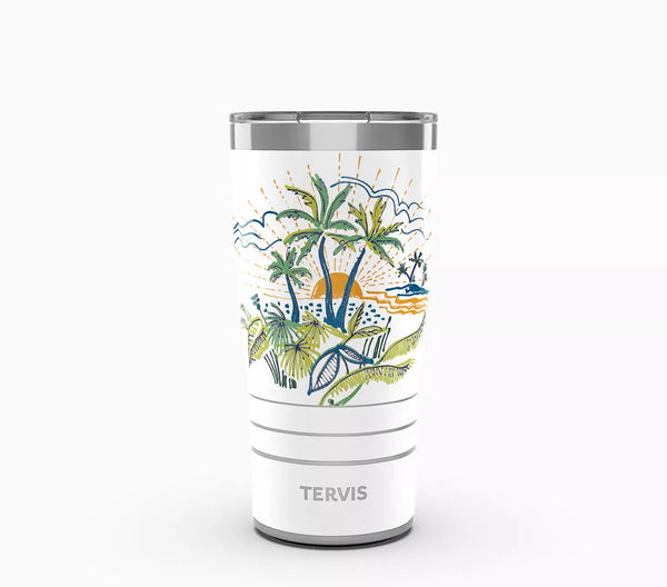 tervis Traveler Painted Paradise Stainless Steel Tumbler with Slider Lid - 20 oz.