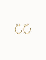 UNOde50 It's Electrifying Roung Earrings - 18K Gold-Plated