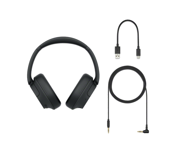 Sony noise cancelling headphones black sale