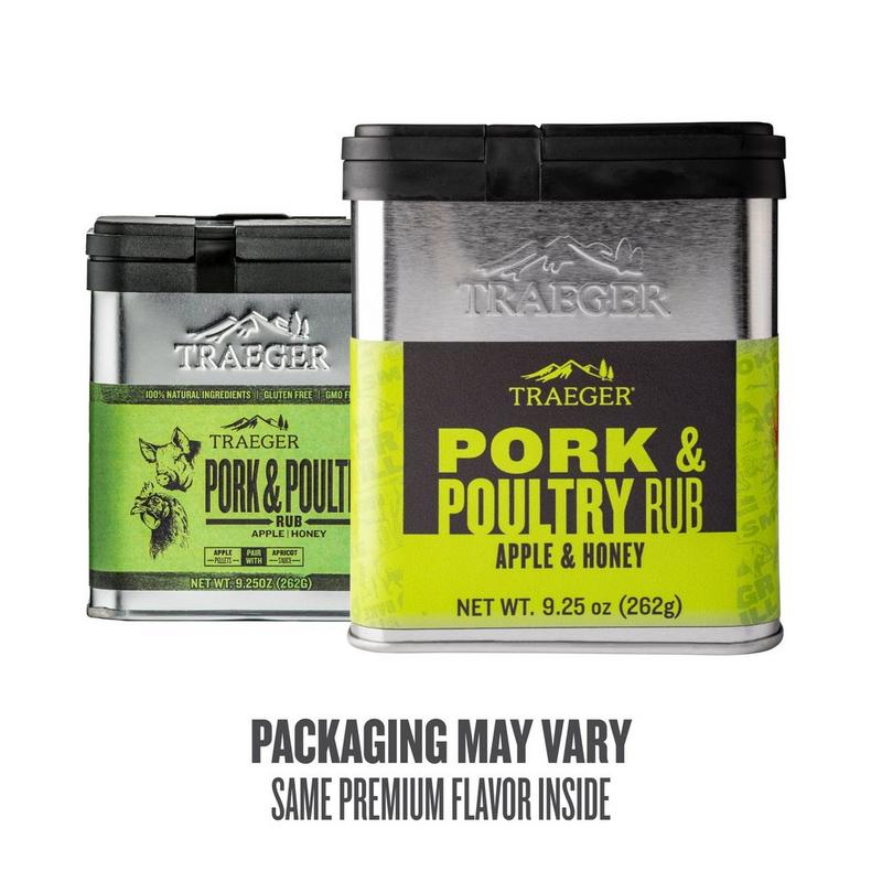 Traeger Pork & Poultry Rub - Apple & Honey Flavor - 9.25 oz.