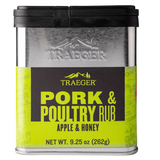 Traeger Pork & Poultry Rub - Apple & Honey Flavor - 9.25 oz.