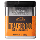 Traeger Rub - Garlic & Chili Pepper Flavor - 9 oz.