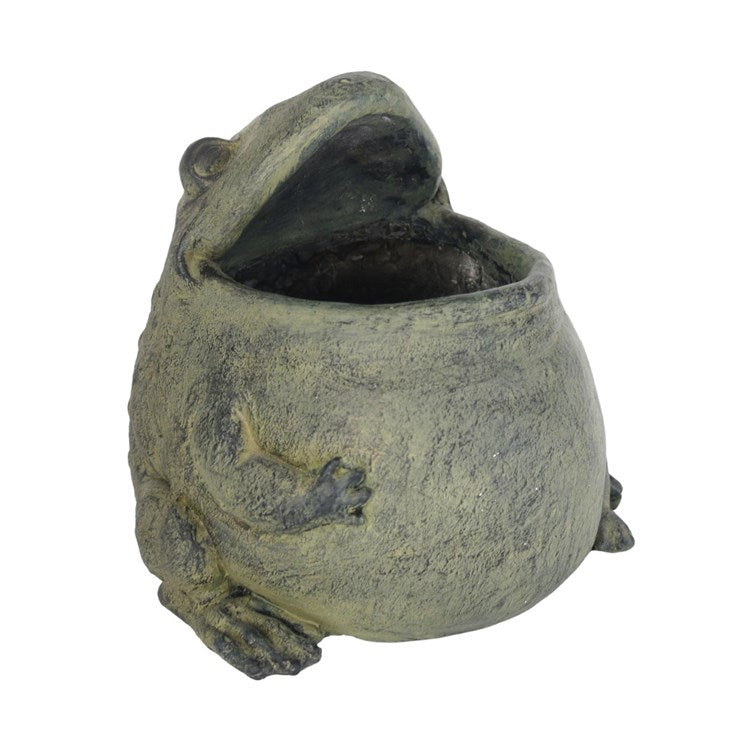Transpac Big Mouth Frog Decor