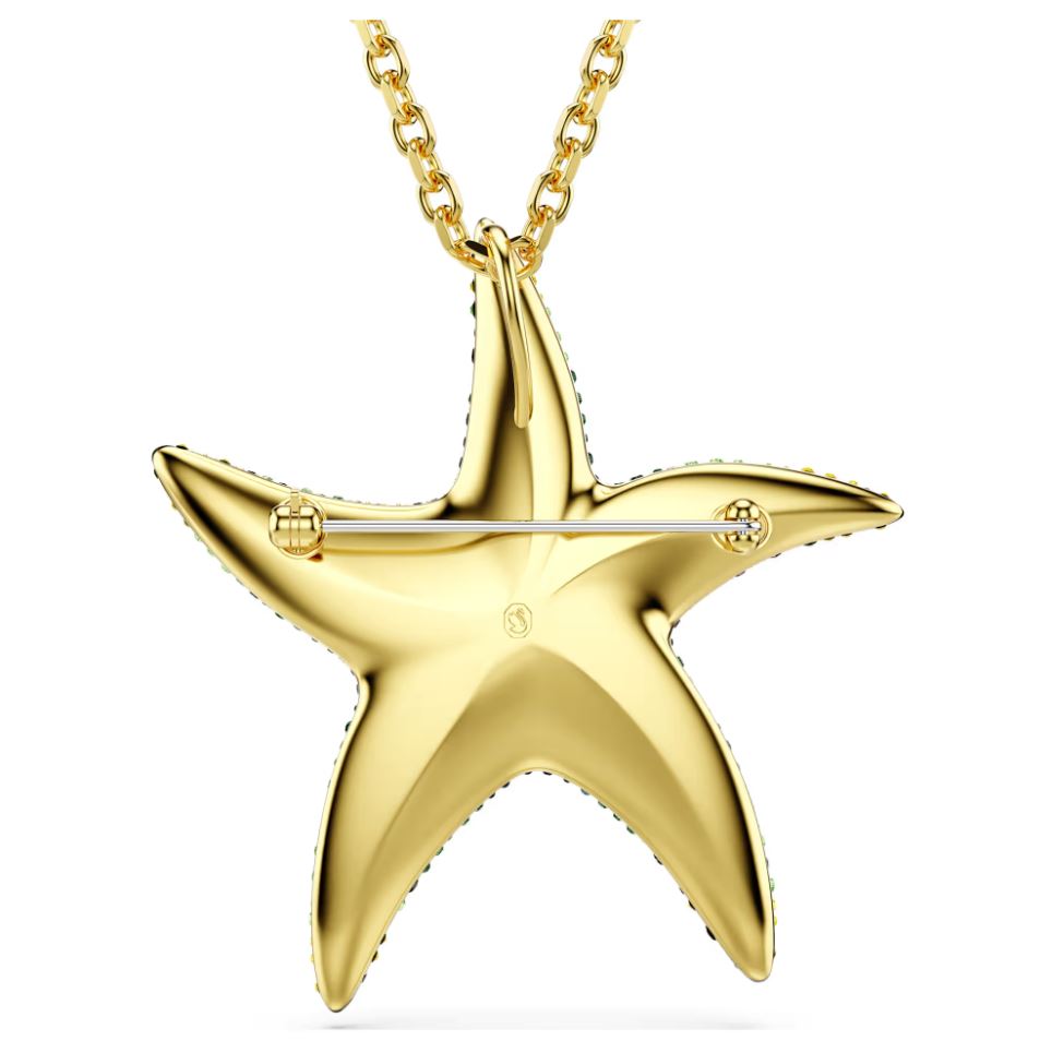 Swarovski Idyllia Pendant and Brooch Crystal Pearls, Starfish