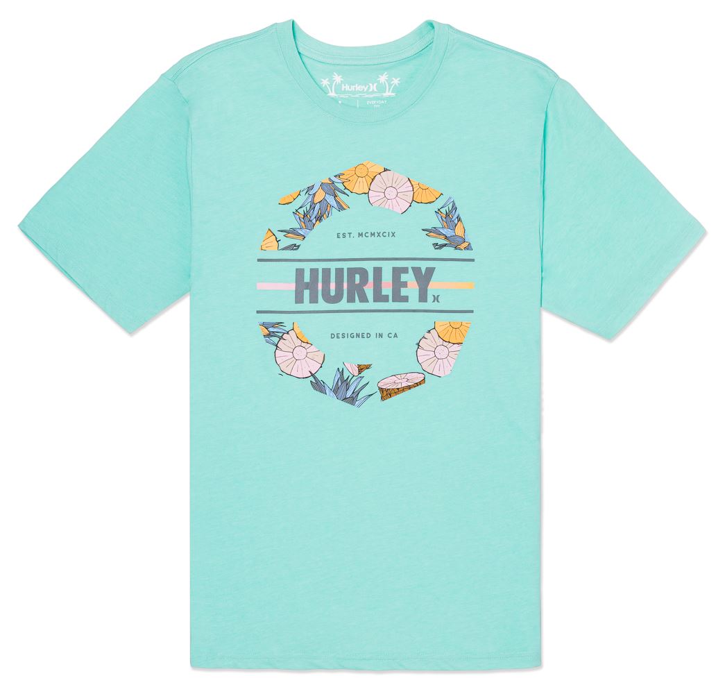 Hurley Mens Everyday Pina Short Sleeve T-Shirt