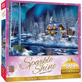 MasterPieces Sparkle & Shine - Northern Lights 500 Piece Glitter Jigsaw Puzzle
