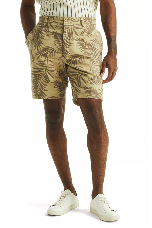 Nautica Mens Leaf Print 8.5" Shorts