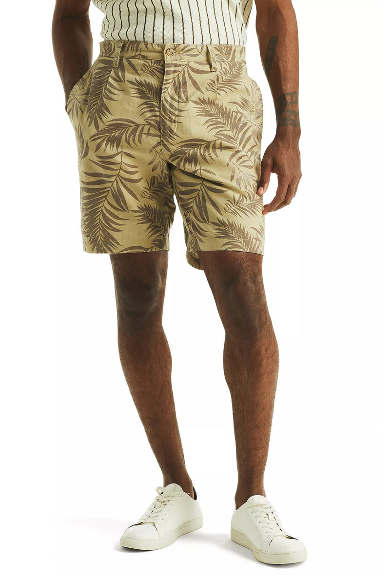 Nautica Mens Leaf Print 8.5" Shorts