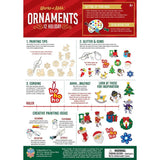 MasterPieces 12 Holiday Ornaments Wood Craft & Paint Kit