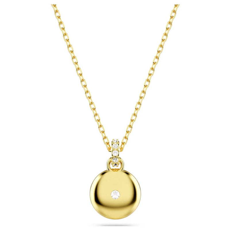 Swarovski Sublima Pendant Necklace - White, Gold-tone plated