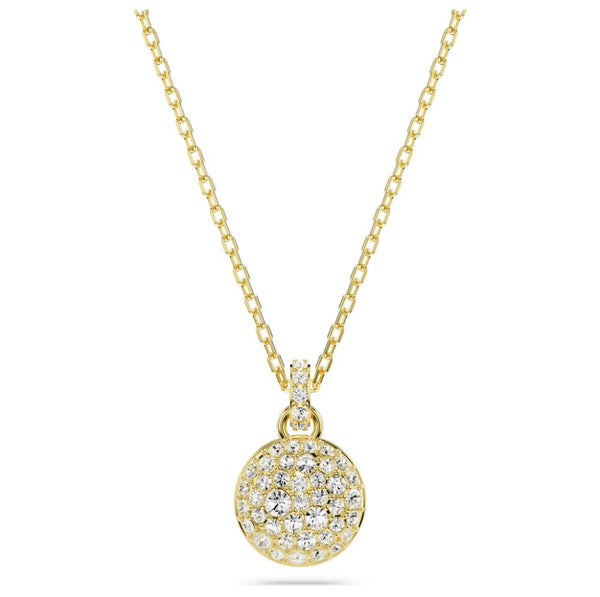 Swarovski Sublima Pendant Necklace - White, Gold-tone plated