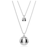 Swarovski Sublima Pendant Necklace - White, Rhodium Plated