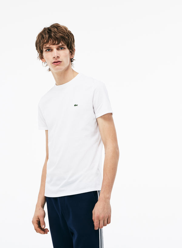 Lacoste Mens Crew Neck Pima Short Sleeve T-Shirt