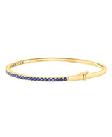 EFFY 14K Yellow Gold Sapphire Bangle Bracelet