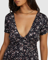 RVCA Womens Heaven Sent Midi Dress