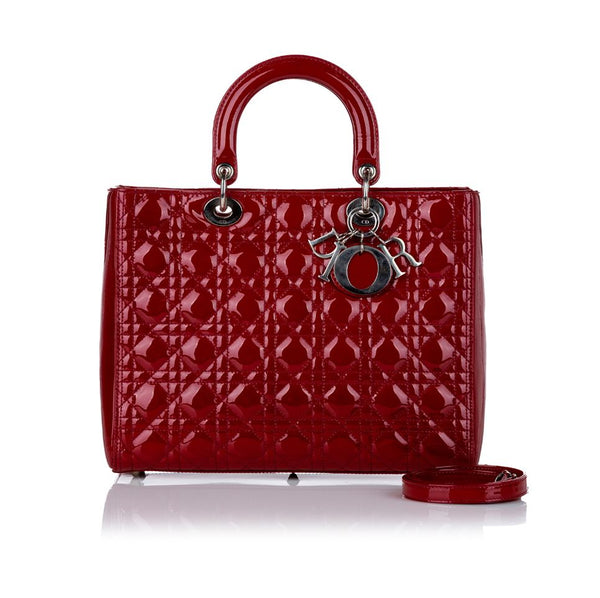Dior Large Lady Shoulder Handbag