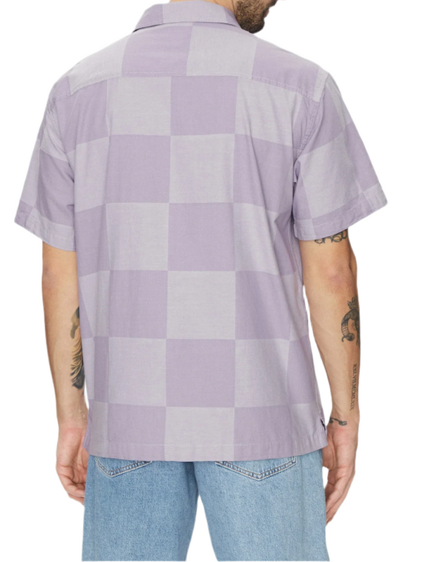 Vans Mens Kessler Checkerboard Short Sleeve Button Down Shirt