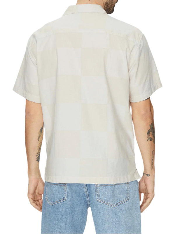 Vans Mens Kessler Checkerboard Short Sleeve Button Down Shirt