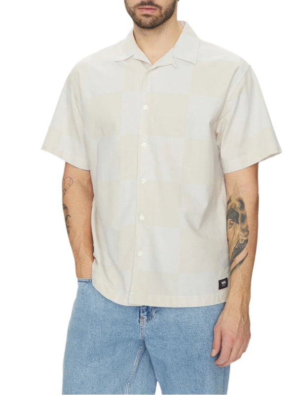 Vans Mens Kessler Checkerboard Short Sleeve Button Down Shirt