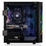 CLX SET Gaming Desktop - AMD Ryzen 7 5700X 3.4GHz 8-Core Processor, 16GB DDR4 Memory, GeForce RTX 4060 Ti 8GB GDDR6 Graphics, 1TB SSD, 2TB HDD, WiFi, Windows 11 Home 64-bit
