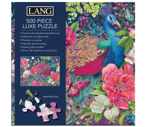 Lang Vibrant Plumes 500 Piece Puzzle