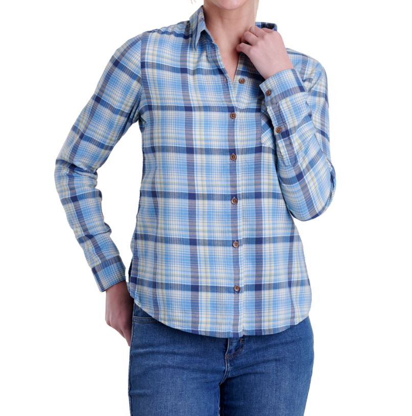 売れ筋商品|||アウトドアリサーチ カットソー トップス レディース Kulshan Flannel Shirt - Women's Sand Plaid Women's Kulshan Flannel Shirt | Outdoor Research
