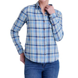 KÜHL Womens Trail Side Plaid Long Sleeve Shirt